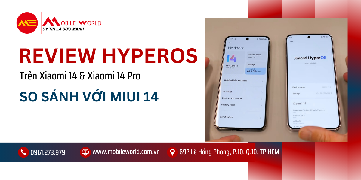 Review HyperOS Trên Xiaomi 14 Series: So Sánh Với MIUI 14